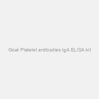 Goat Platelet antibodies IgA ELISA kit
